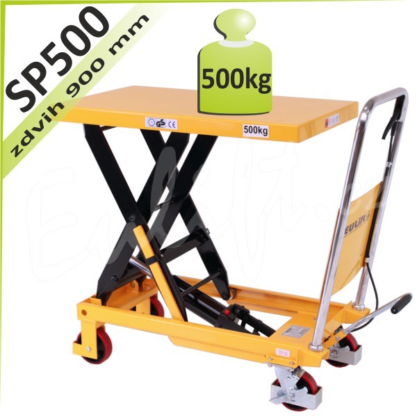 Zdvihací stůl SP500 Eulift, nosnost 500kg